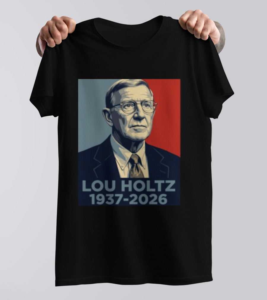 Lou Holtz 1937 2026 Memorial T-Shirt