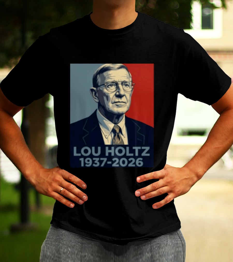 Lou Holtz 1937 2026 Memorial T-Shirt