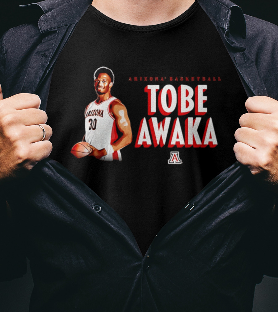 Arizona Basketball Tobe Awaka Wildcats Player 30 T-Shirt