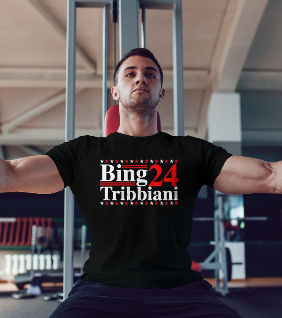Bing Tribbiani 2024 Presidential Campaign Stars And Stripes T-Shirt
