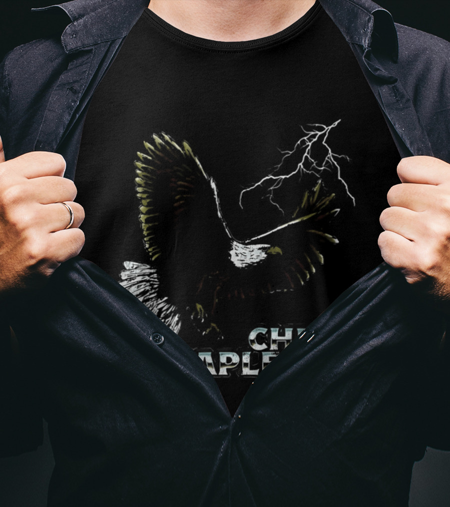 Chris Stapleton Bald Eagle With Lightning T-Shirt