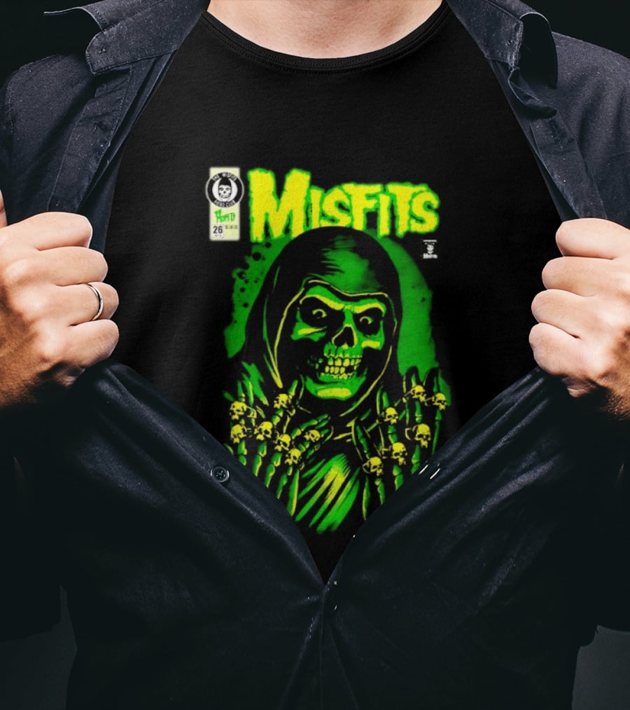 Misfits Crimson Ghost Reaper Emerald Hell Yesterdays WonderCon Anaheim 2026 Exclusives T-Shirt