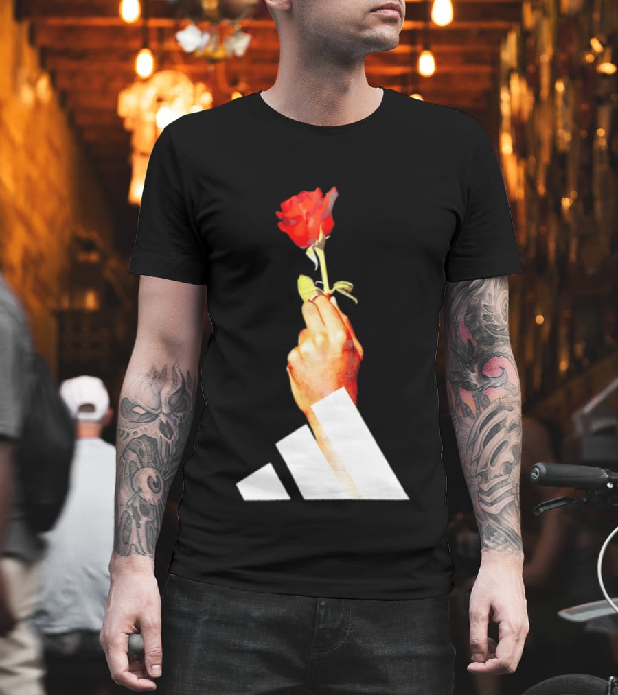 Derrick Rose Chicago Bulls Adidas Rose Hand T-Shirt