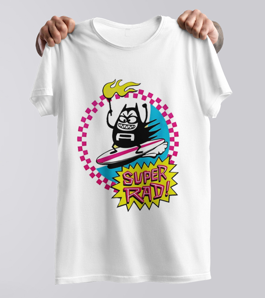 Aquabats Surfing Super Rad Flame Animated T-Shirt