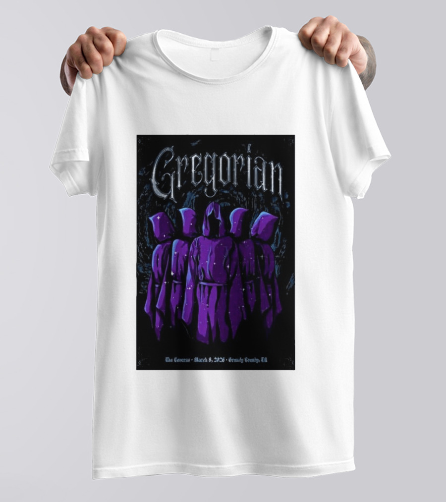 Gregorian March 8 2026 The Caverns Grundy County TN T-Shirt