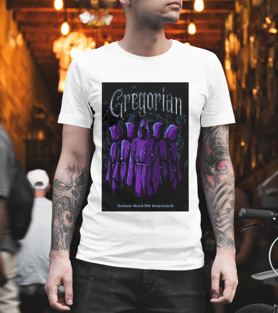 Gregorian March 8 2026 The Caverns Grundy County TN T-Shirt