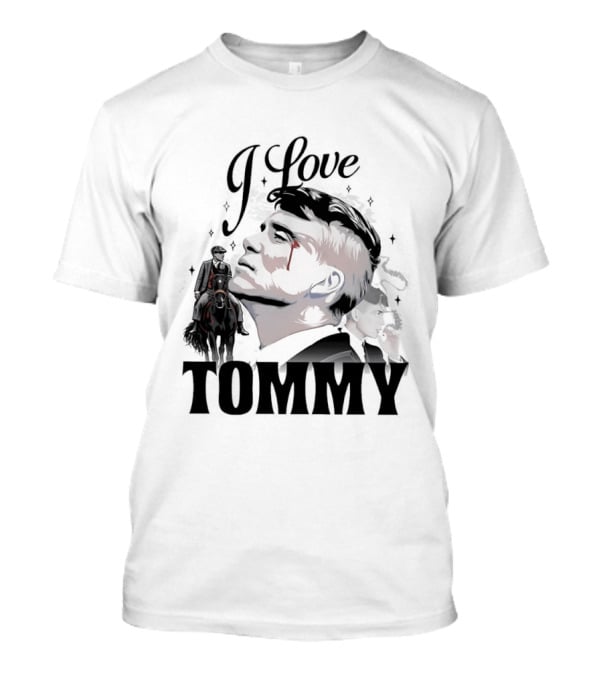 I Love Tommy Shelby In Peaky Blinders Movie Horse And Man Image T-Shirt