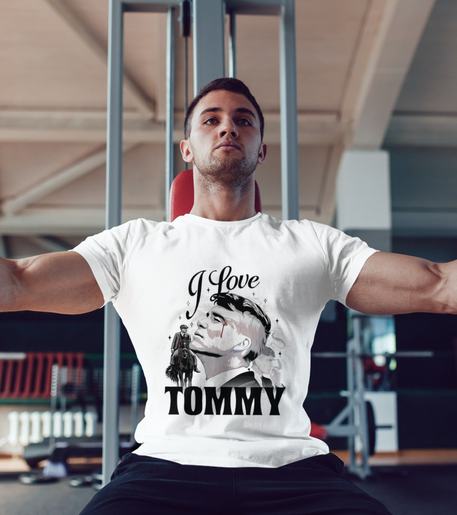 I Love Tommy Shelby In Peaky Blinders Movie Horse And Man Image T-Shirt