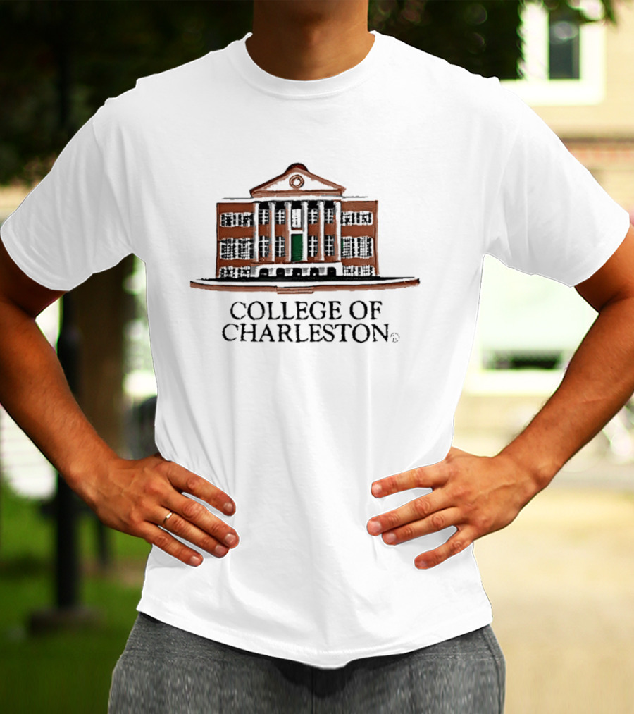 College Of Charleston Randolph Hall Building Classic Architecture T-Shirt