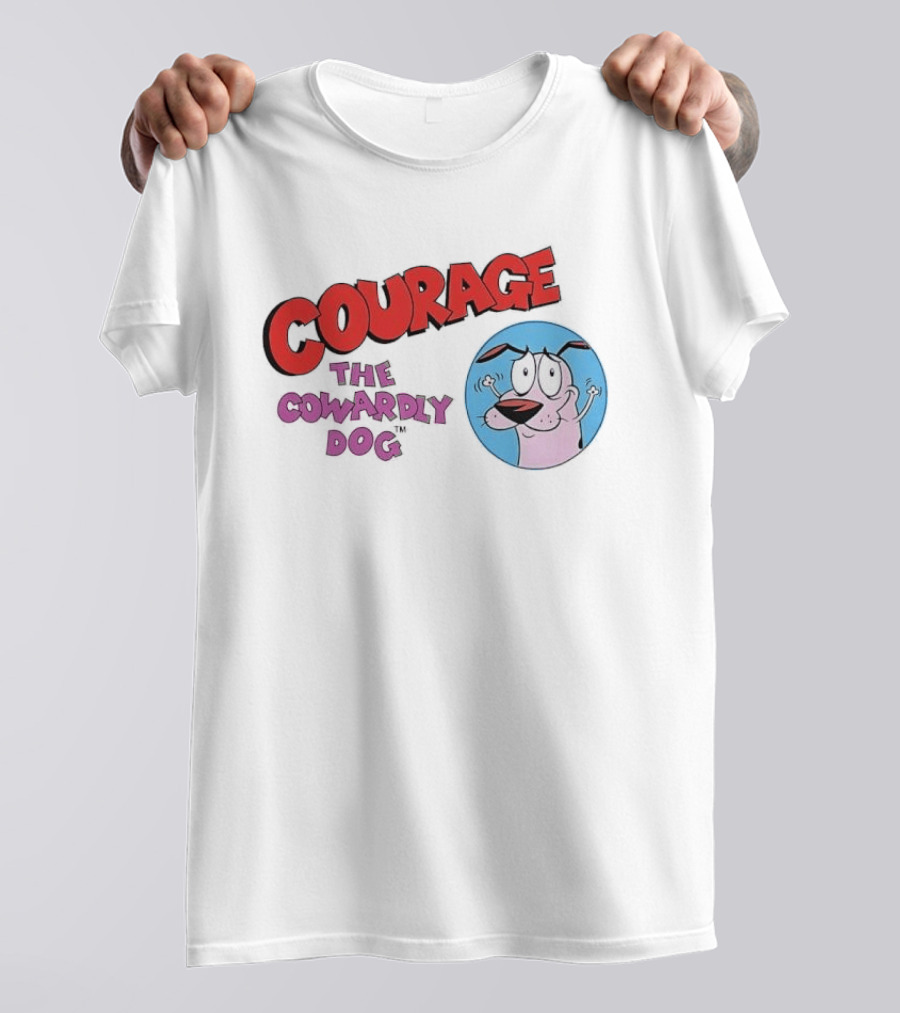 Courage The Cowardly Dog Cartoon Classic Animation T-Shirt