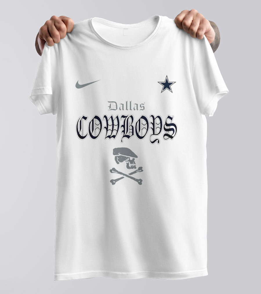 Dallas Cowboys Dropkick Murphys Skull Star Nike T-Shirt