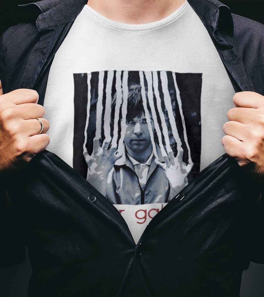 Peter Gabriel Iconic Image With Torn Lines T-Shirt