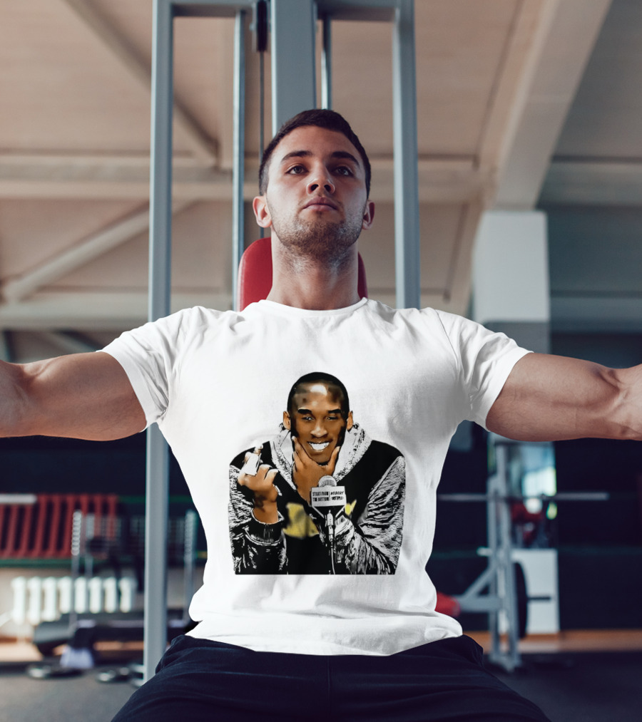 Kobe Bryant Iconic Middle Finger Moment At Press Conference T-Shirt