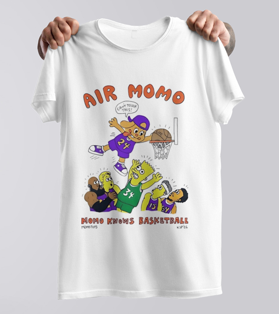 Air Momo Can't Touch This Momo Knows Basketball 24 T-Shirt