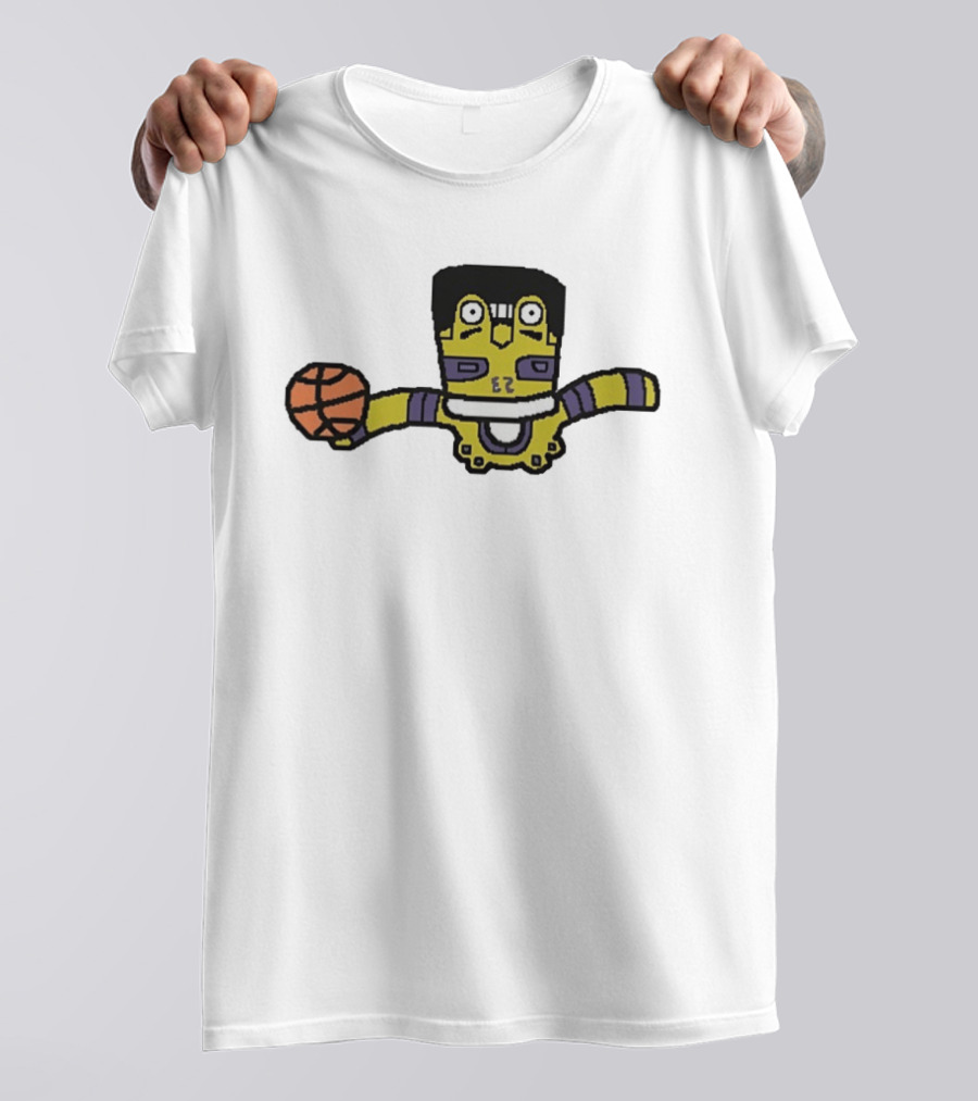 LeBronzong James LeBron James Los Angeles Lakers Basketball Fusion T-Shirt