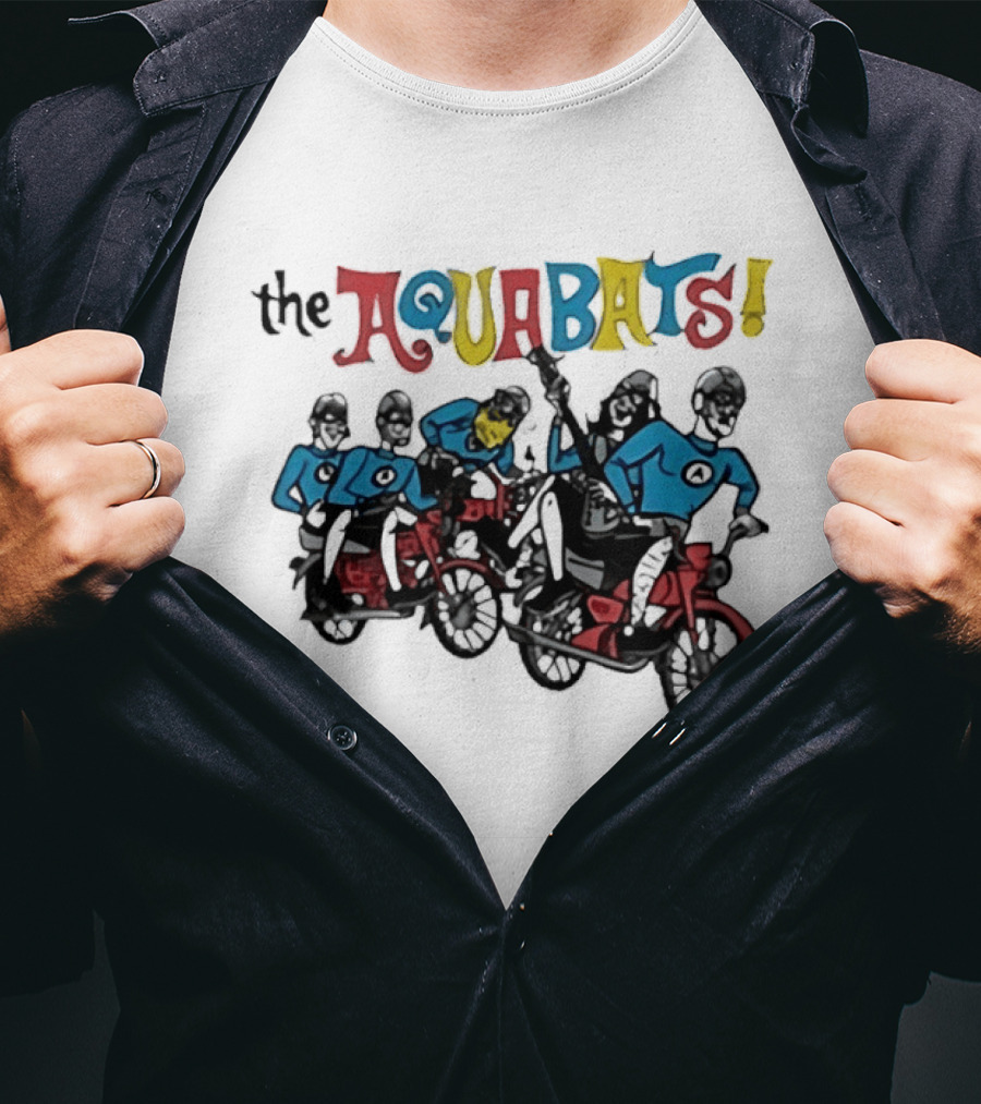 The Aquabats On Bike Rocking Guitar Adventure T-Shirt