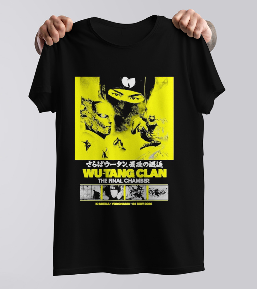 Wu Tang Clan Final Chamber Tour Yokohama Japan 2026 T-Shirt