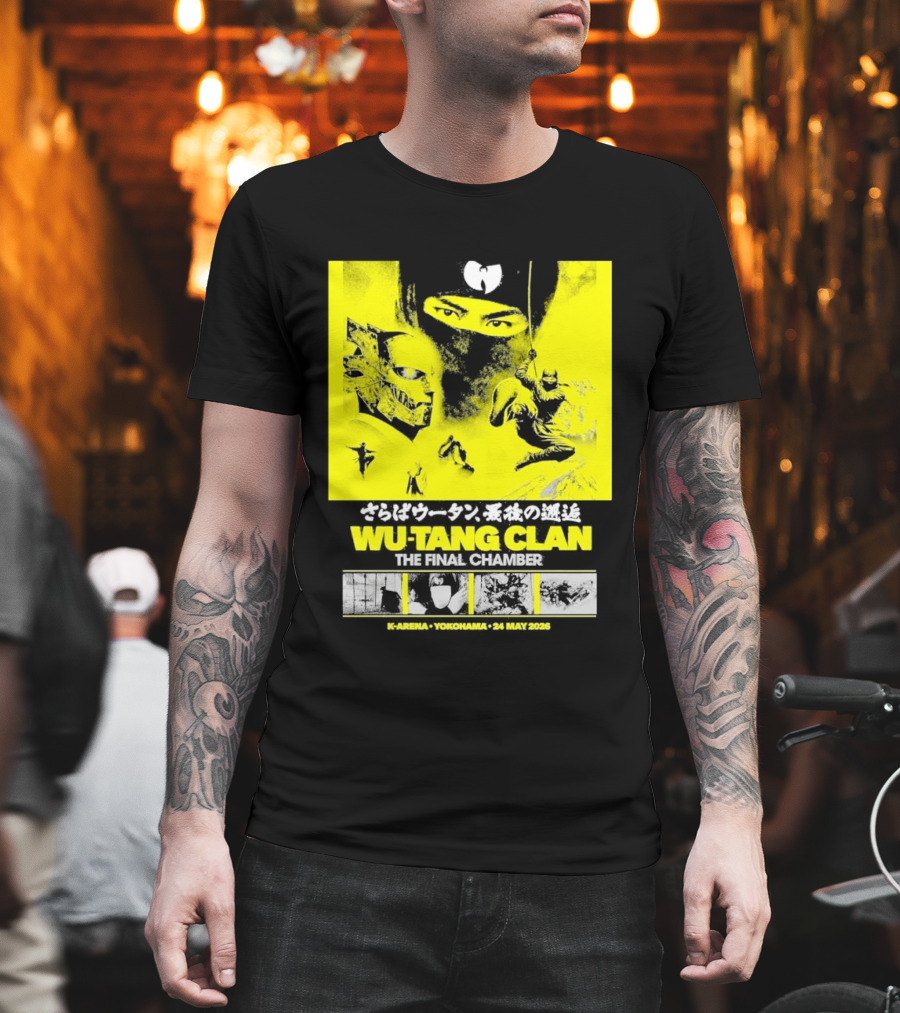 Wu Tang Clan Final Chamber Tour Yokohama Japan 2026 T-Shirt