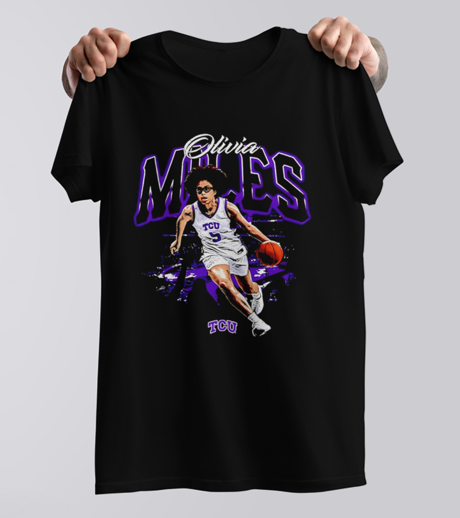 Olivia Miles TCU Basketball Player T-Shirt