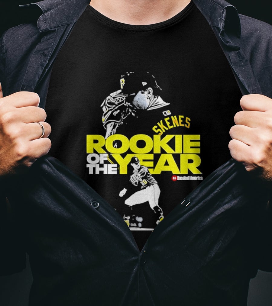 Paul Skenes Pittsburgh Pirates Rookie Of The Year T-Shirt