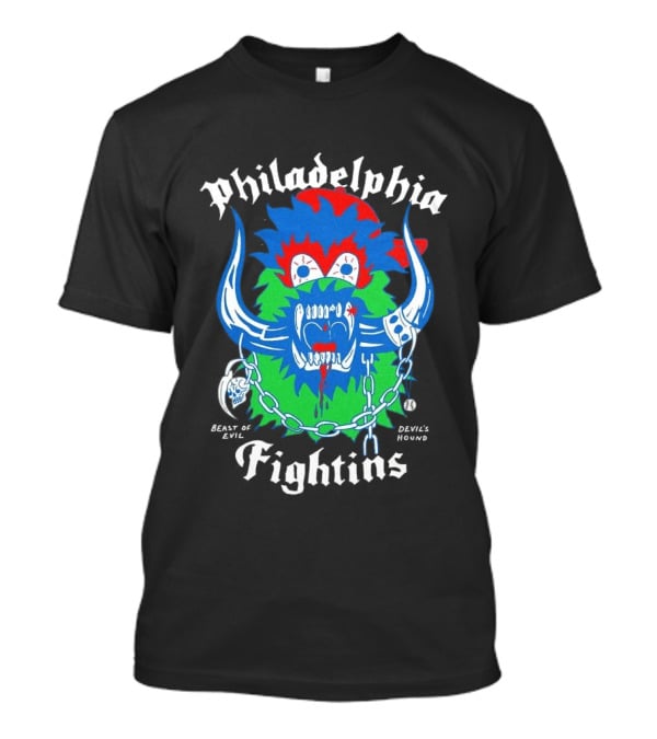 Philadelphia Fightins Monster Philly Sports Chains T-Shirt