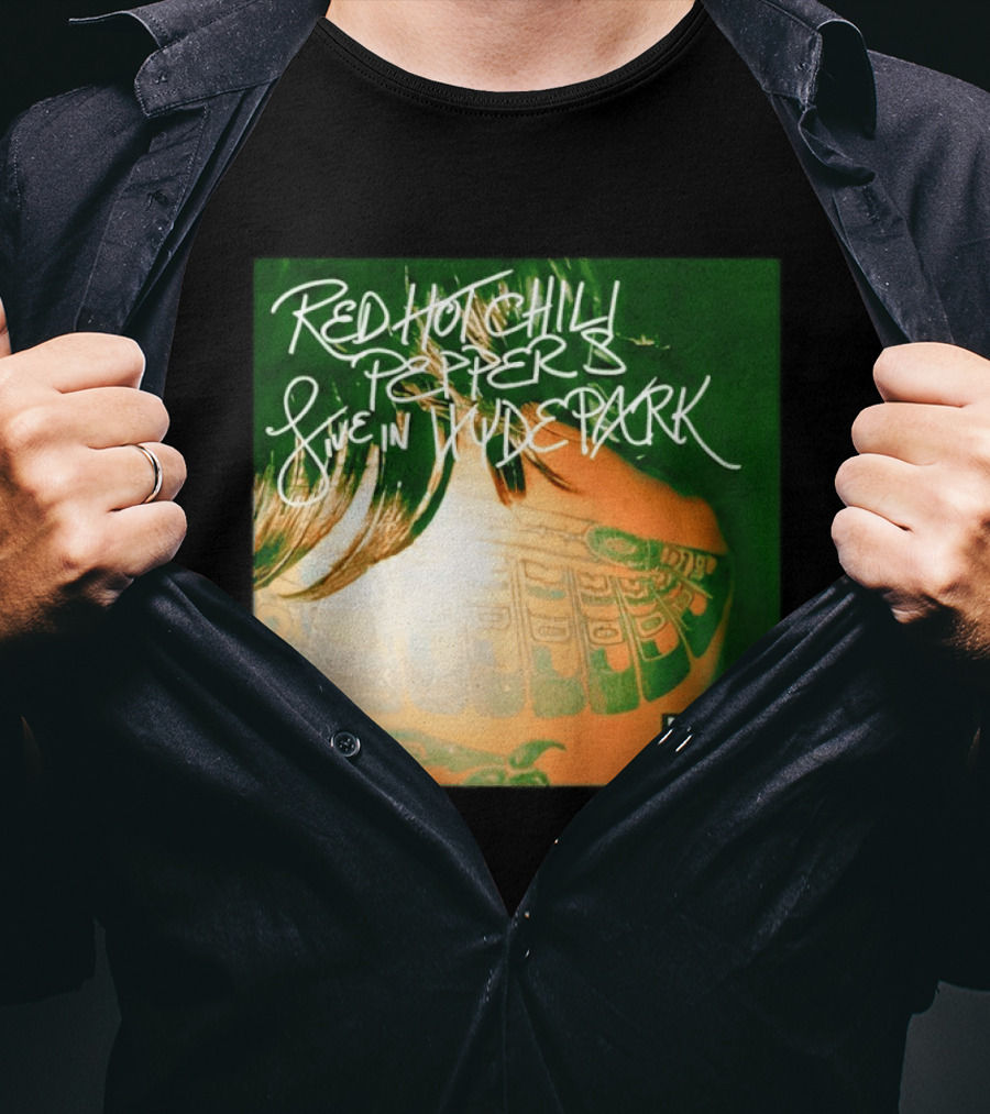 Red Hot Chili Peppers Live In Hyde Park Tattoo Cover Explicit Content T-Shirt