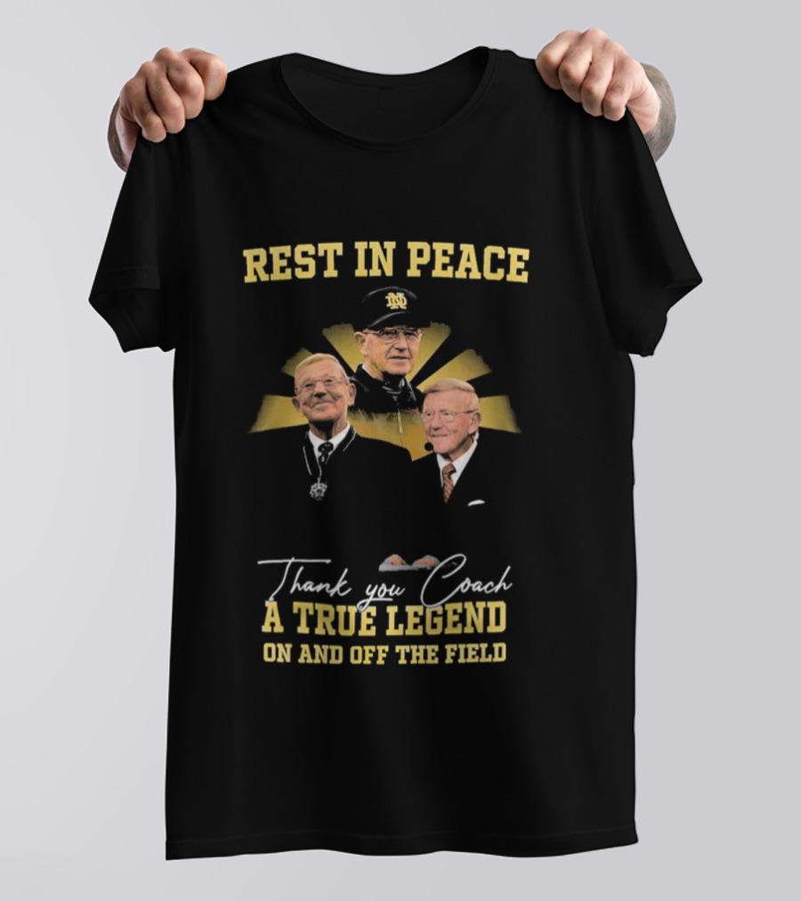 Rest In Peace Thank You Coach A True Legend On And Off The Field 2026 T-Shirt