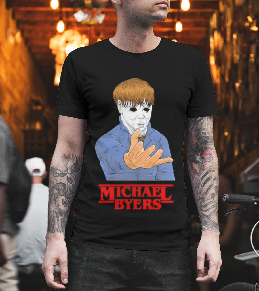 Michael Byers Horror And Sci Fi Mashup Stranger Things Halloween T-Shirt