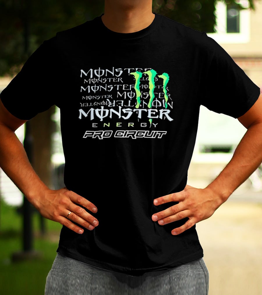 Monster Energy Pro Circuit Racing Drink Triple M Claw T-Shirt