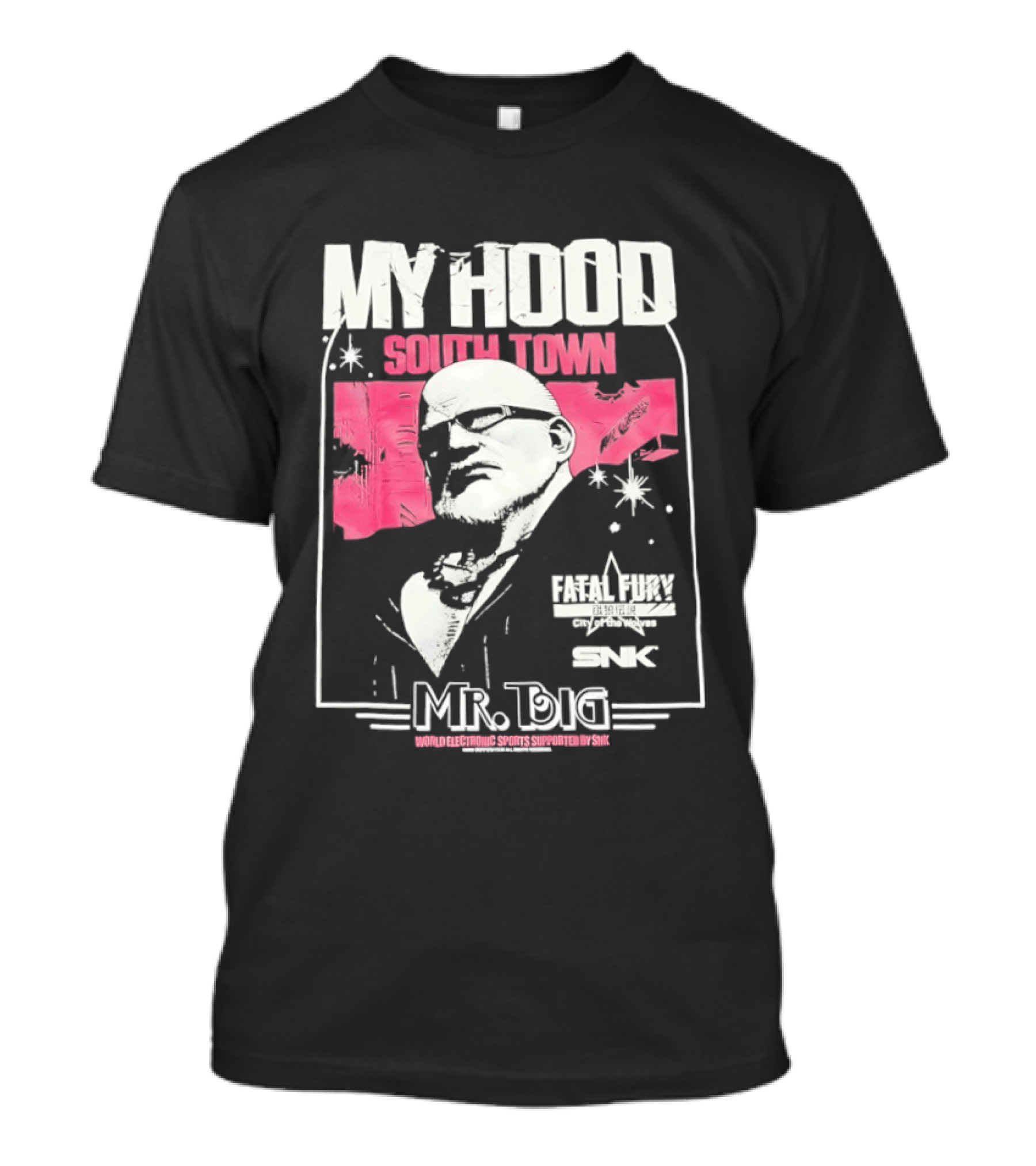 My Hood South Town Mr Big Fatal Fury SNK T-Shirt