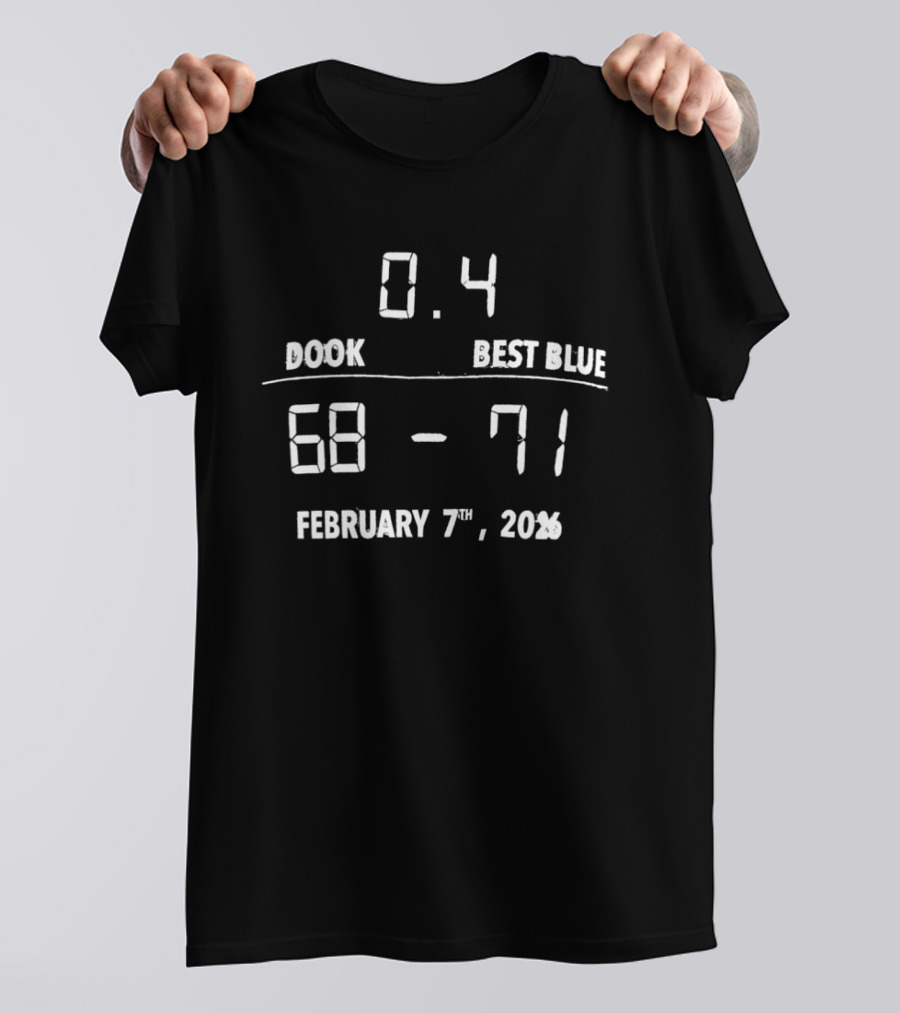 0 4 Dook Best Blue 68 71 February 7th 2026 T-Shirt