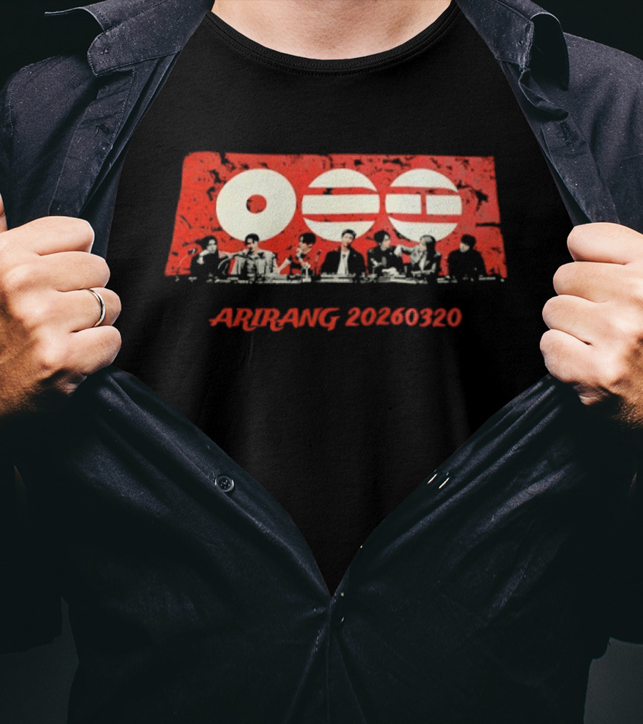 Arirang 20260320 BTS Circle Korean T-Shirt
