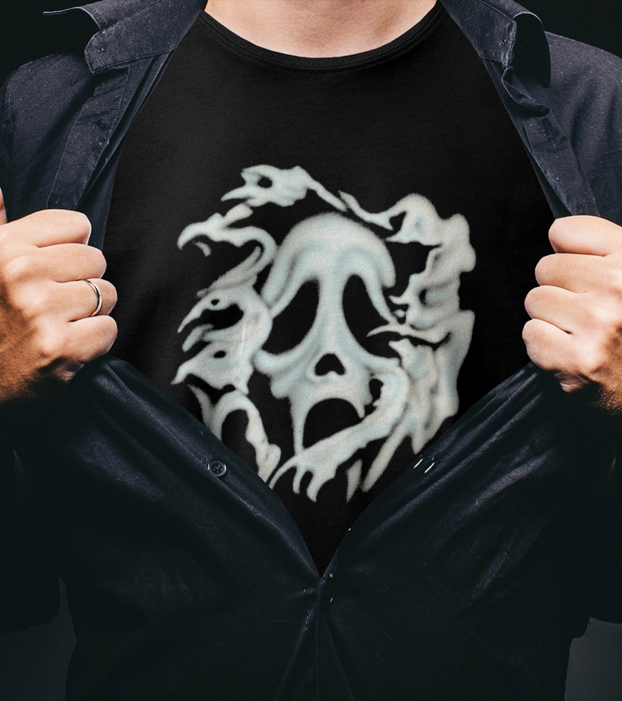 Don Toliver Scream Cactus Jack Airbrush Ghostface T-Shirt