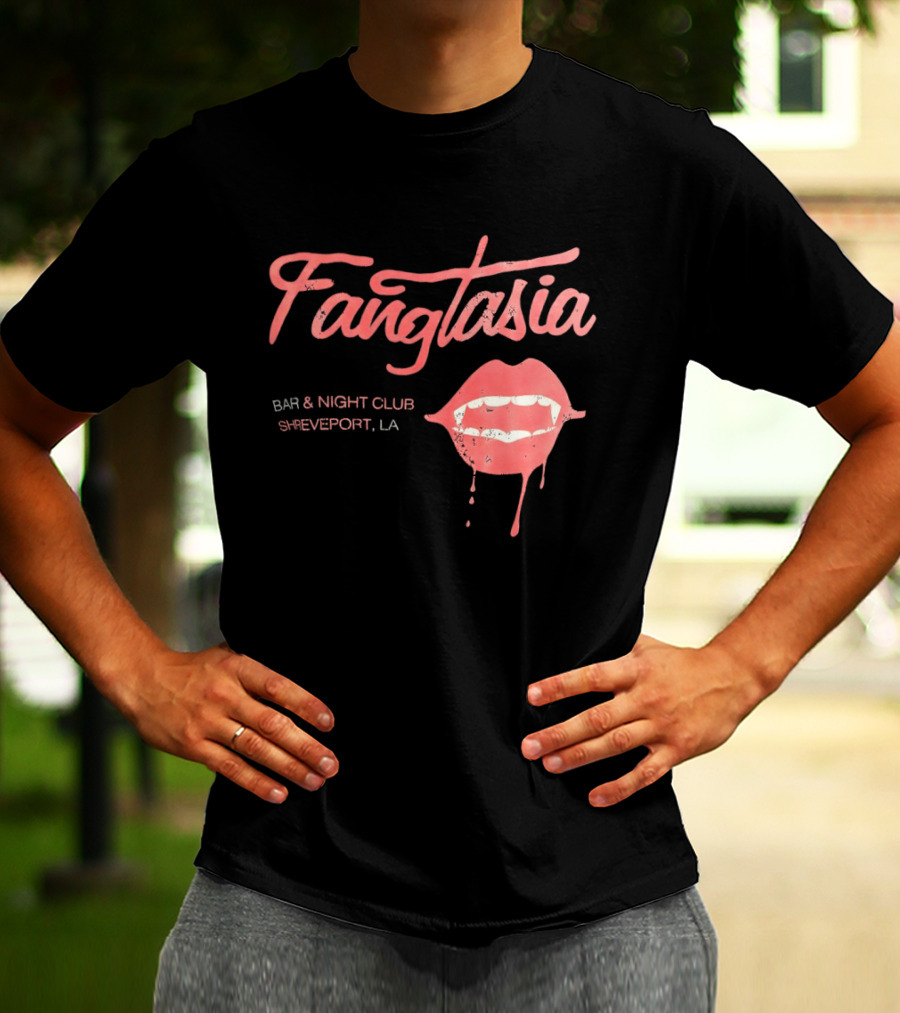 Fangtasia Bar And Night Club Shreveport LA Vampire Lips T-Shirt