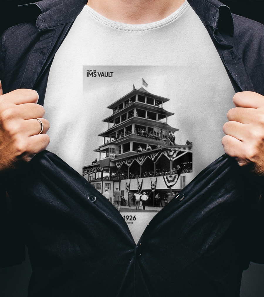 Pagoda Indianapolis Motor Speedway IMS Vault 1926 T-Shirt