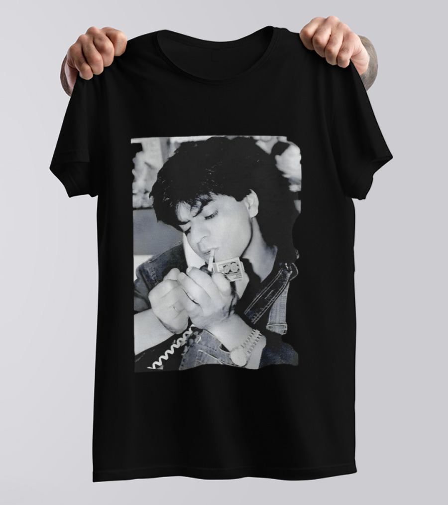 Shah Rukh Khan Iconic Smoking Bollywood T-Shirt