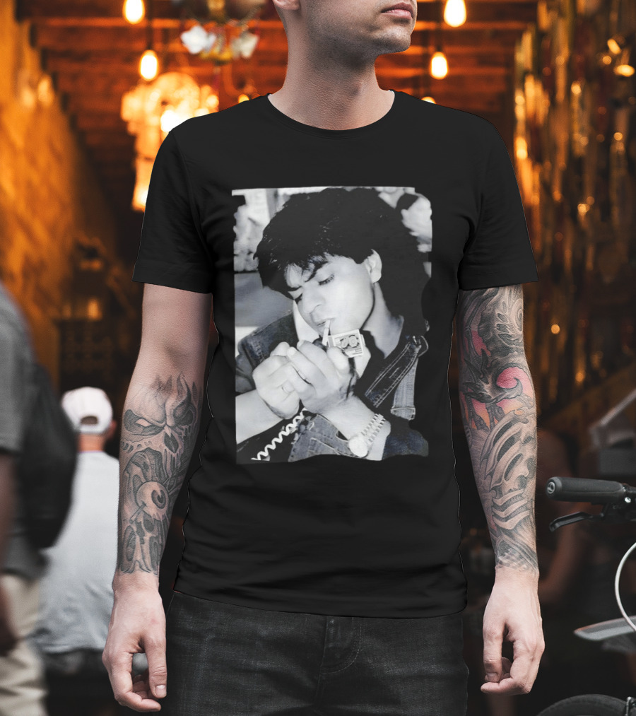 Shah Rukh Khan Iconic Smoking Bollywood T-Shirt