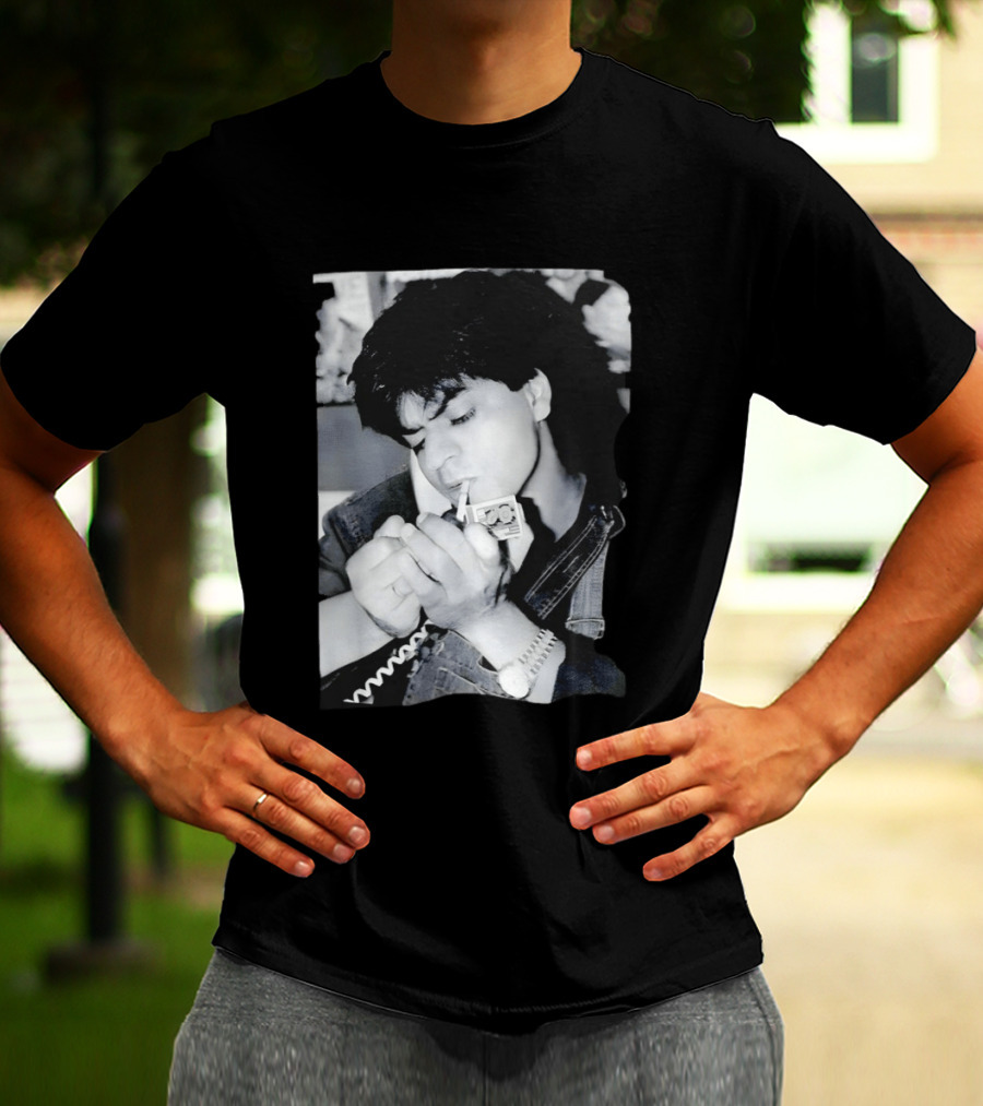 Shah Rukh Khan Iconic Smoking Bollywood T-Shirt