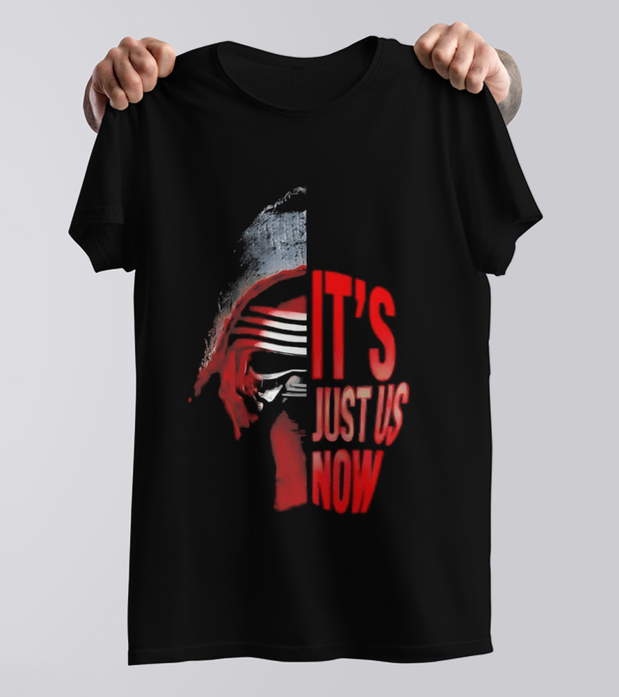 Kylo Ren It's Just Us Now Red Mask T-Shirt