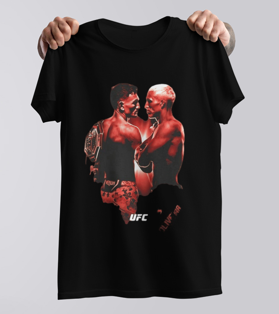 Max Holloway Charles Oliveira UFC Clash Showdown T-Shirt