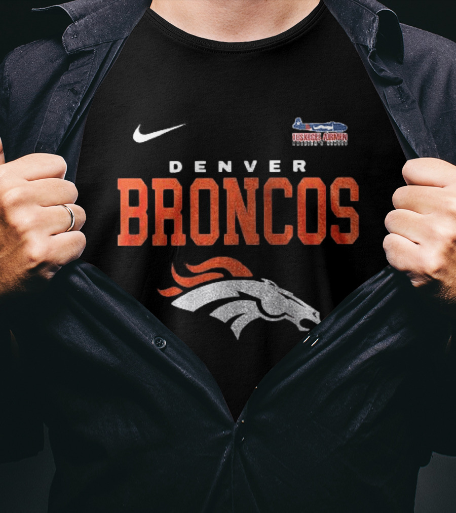 Denver Broncos Nike Tuskegee Airmen Redtails Collaboration T-Shirt