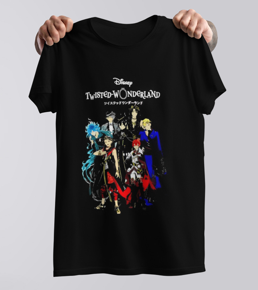 Twisted Wonderland Disney Character Ensemble Artistry T-Shirt