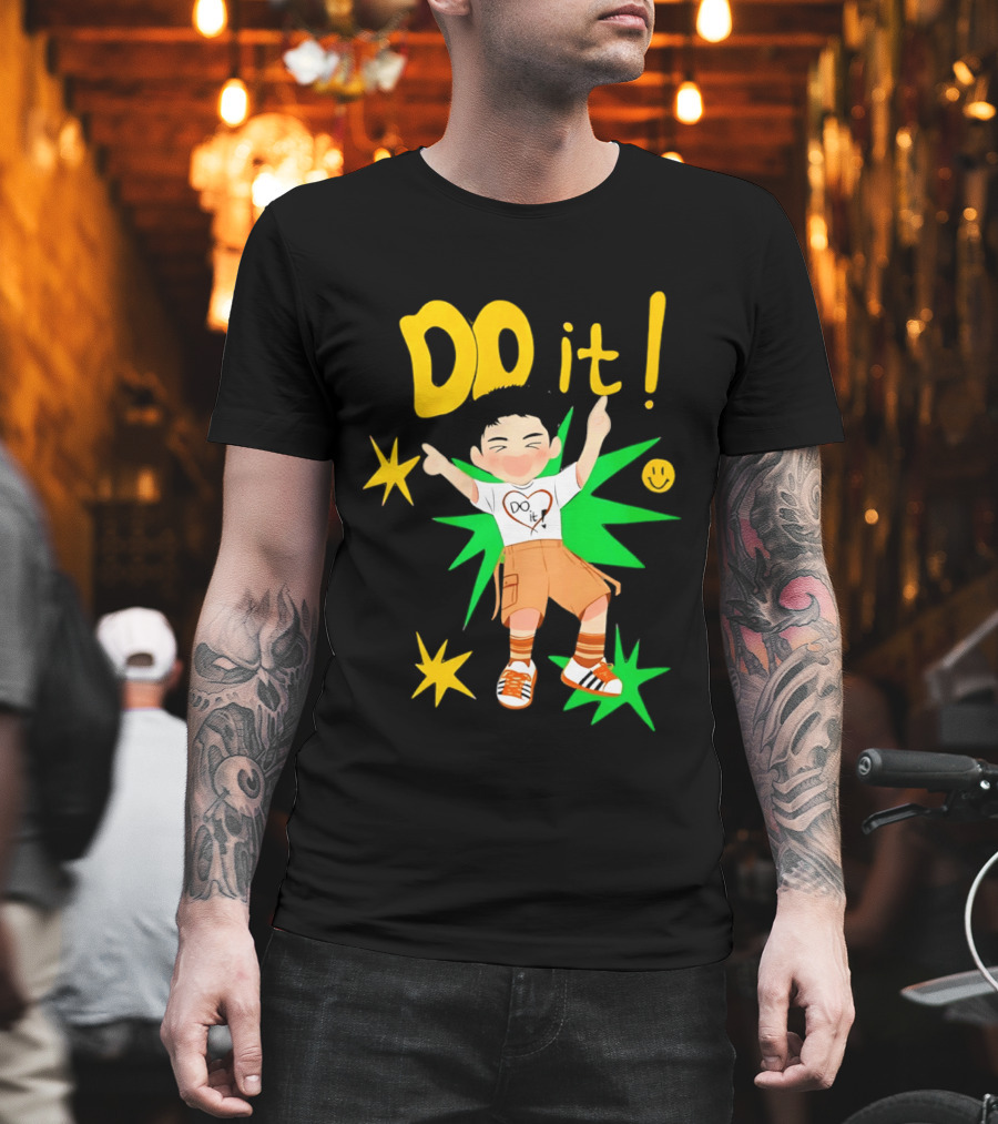 Do It Doh Kyungsoo Asia Concert Tour Cartoon Heart Starburst T-Shirt