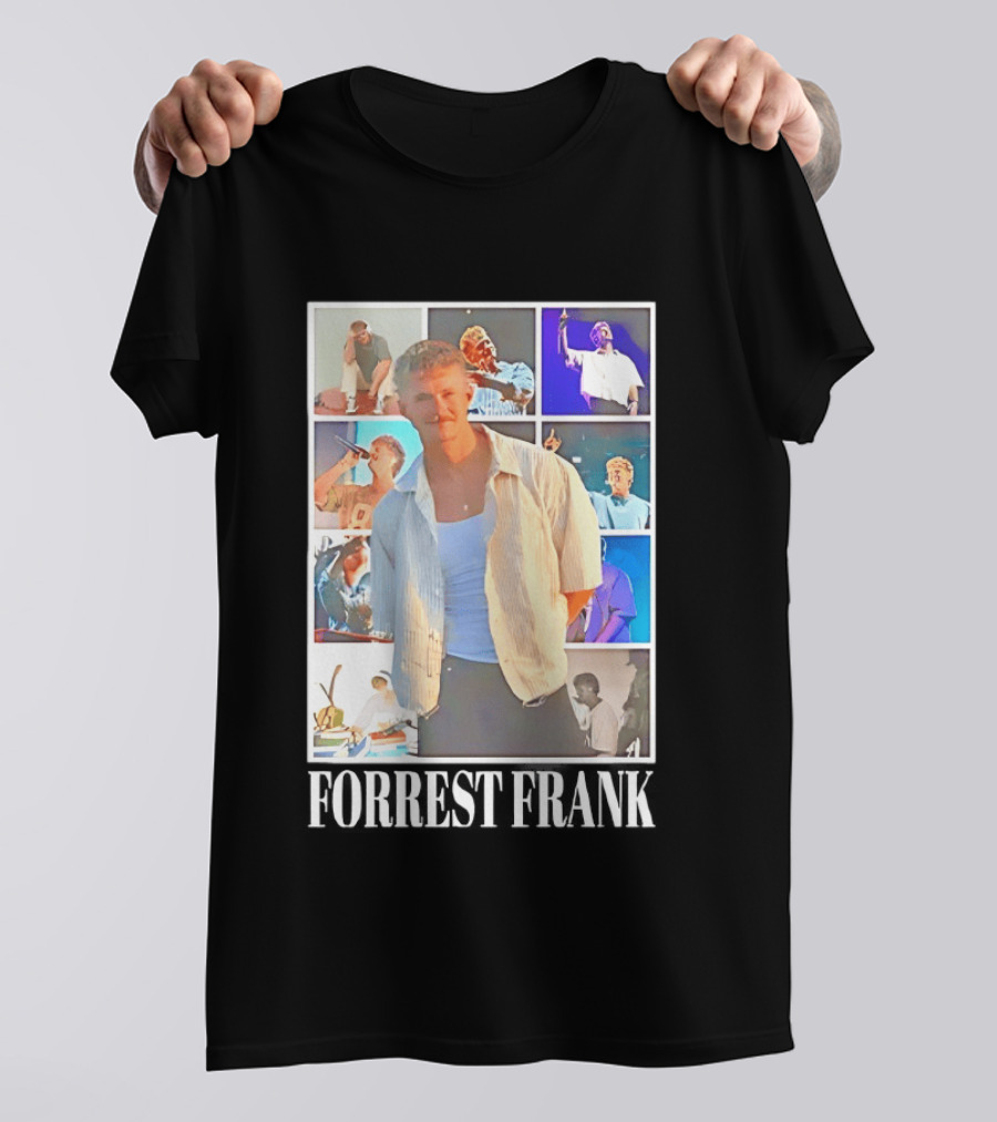 Forrest Frank Tour 2023 Live Performance Collage T-Shirt