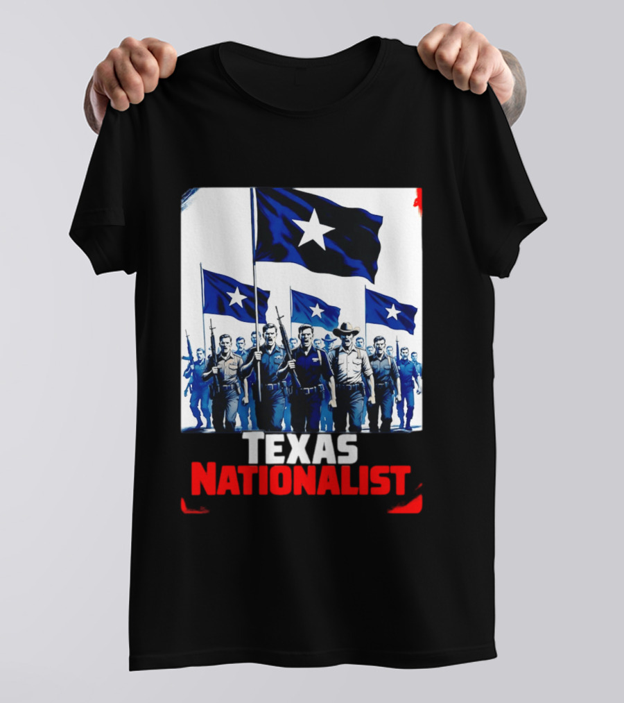 Texas Nationalist A New Texas Revolution Is Coming Patriotic Flag T-Shirt