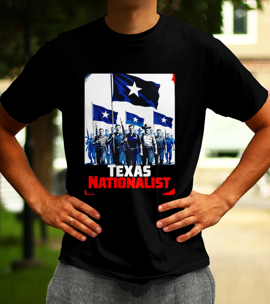 Texas Nationalist A New Texas Revolution Is Coming Patriotic Flag T-Shirt