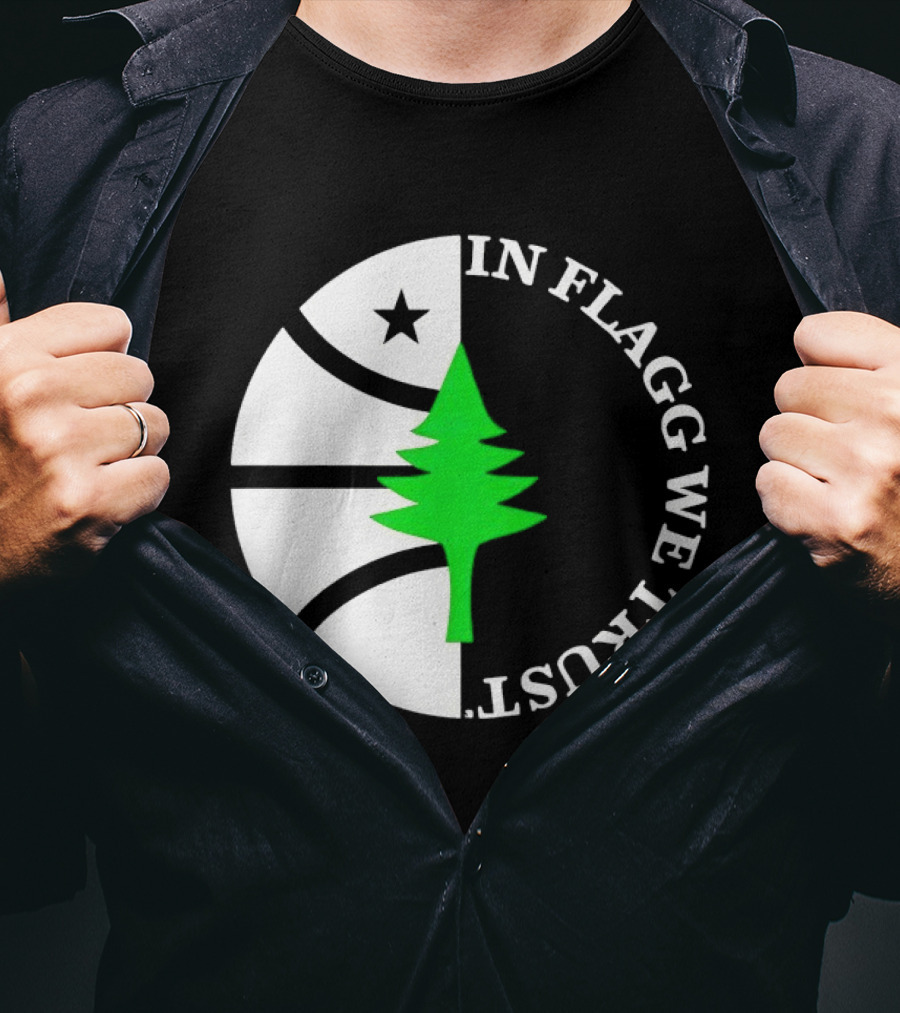 Naji Marshall In Flagg We Trust Basketball Tree Star T-Shirt