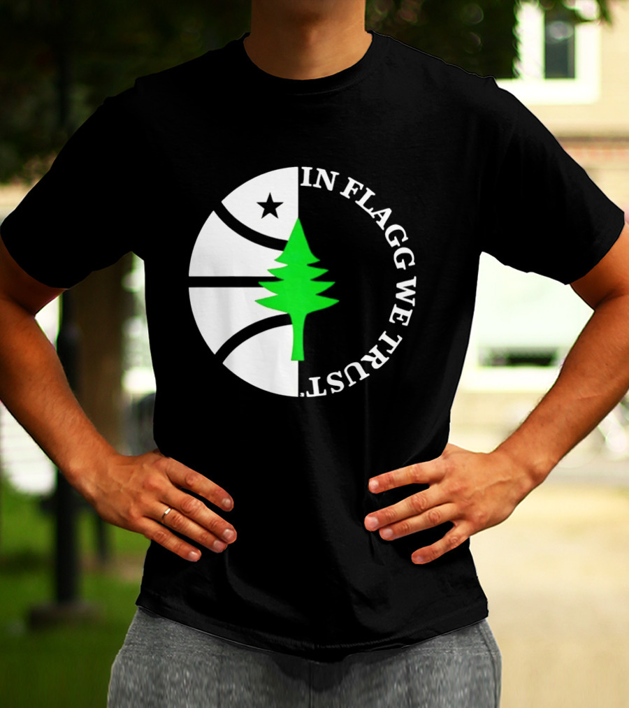 Naji Marshall In Flagg We Trust Basketball Tree Star T-Shirt