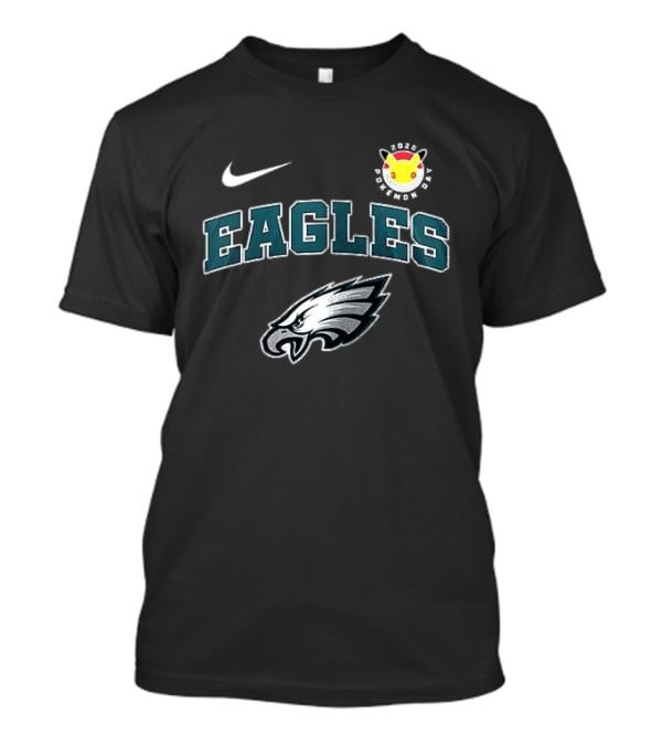 Nike Philadelphia Eagles Pikachu 30th Anniversary T-Shirt