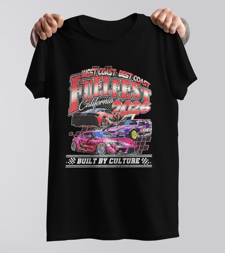 West Coast Best Coast Fuel Fest California 2026 Racing Cars Enjoi Eneos Motegi T-Shirt